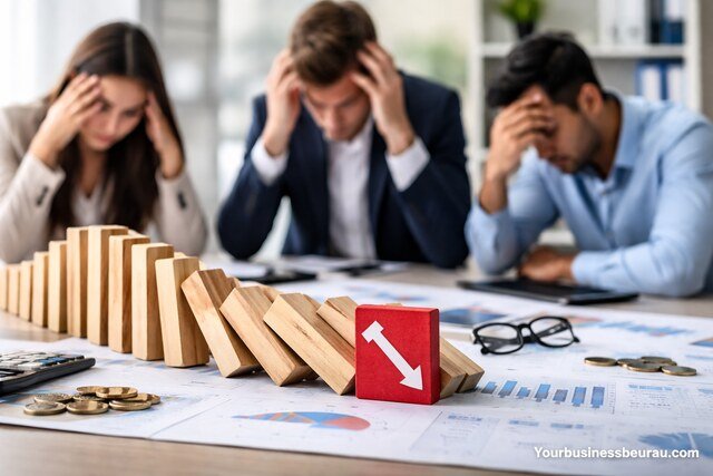 Market misalignment causing business decline in office setting