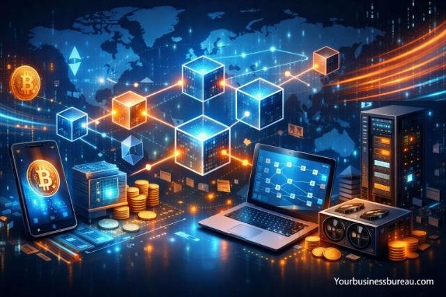 Blockchain transaction spreading across decentralized network nodes