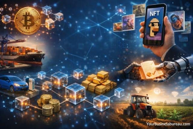 Blockchain applications in finance, logistics, NFTs, and agriculture
