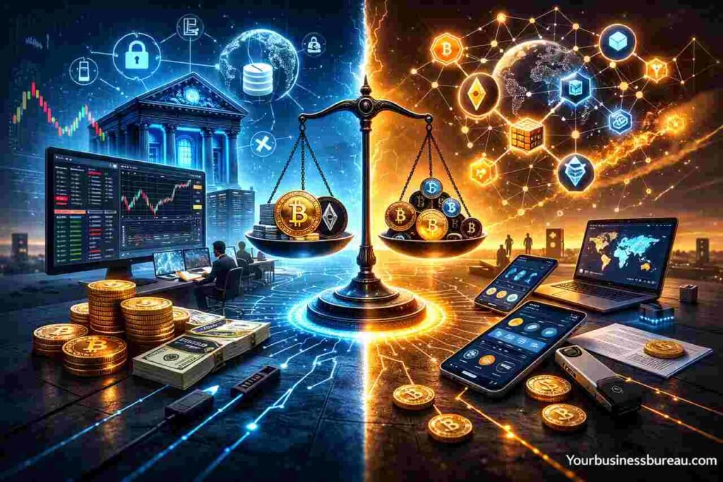 Centralized vs Decentralized Crypto Exchanges Compared for Beginners and Traders Centralized vs decentralized crypto exchange comparison image