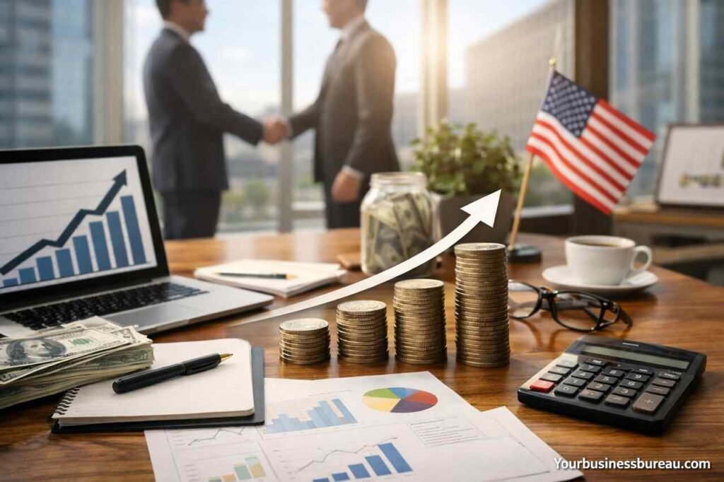 Revenue growth and profitable business expansion in US companies