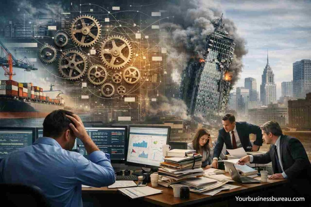 US organization scaling challenges with operational complexity and structural failure risk