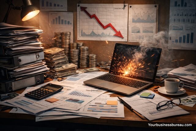 Financial chaos caused by non-scalable business systems