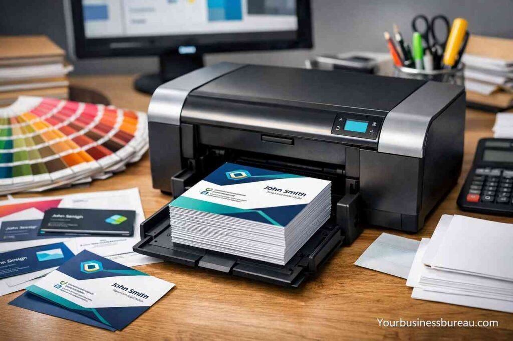 Business Card Printer: Complete Guide to Choosing, Using, and Maximizing Results Business card printer printing professional cards