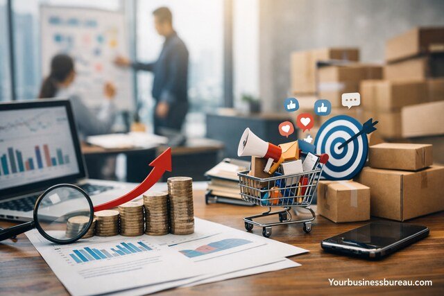 Marketing and advertising scaling challenges with business growth analytics