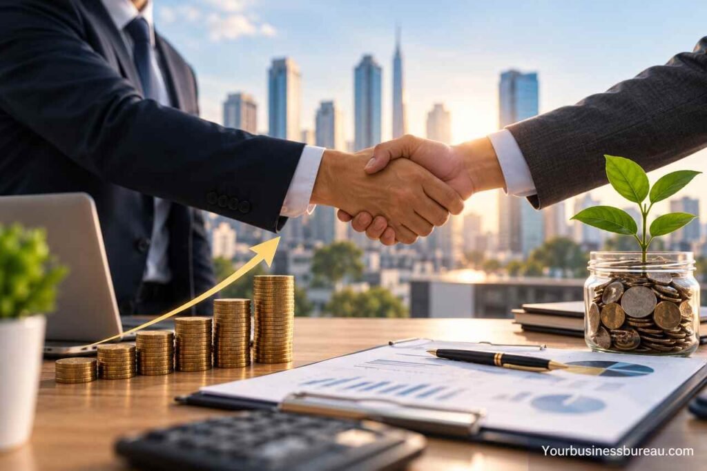 Torro Business Funding: A Complete Guide to Flexible Financing Solutions for Modern Businesses Business professionals shaking hands to represent Torro Business Funding and flexible financing solutions.
