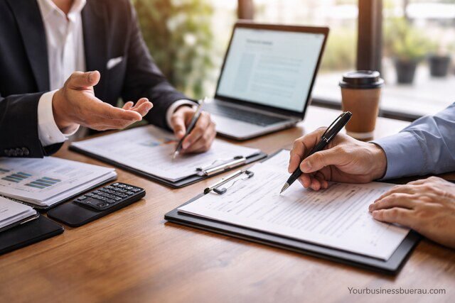 Negotiation during contract review between professionals