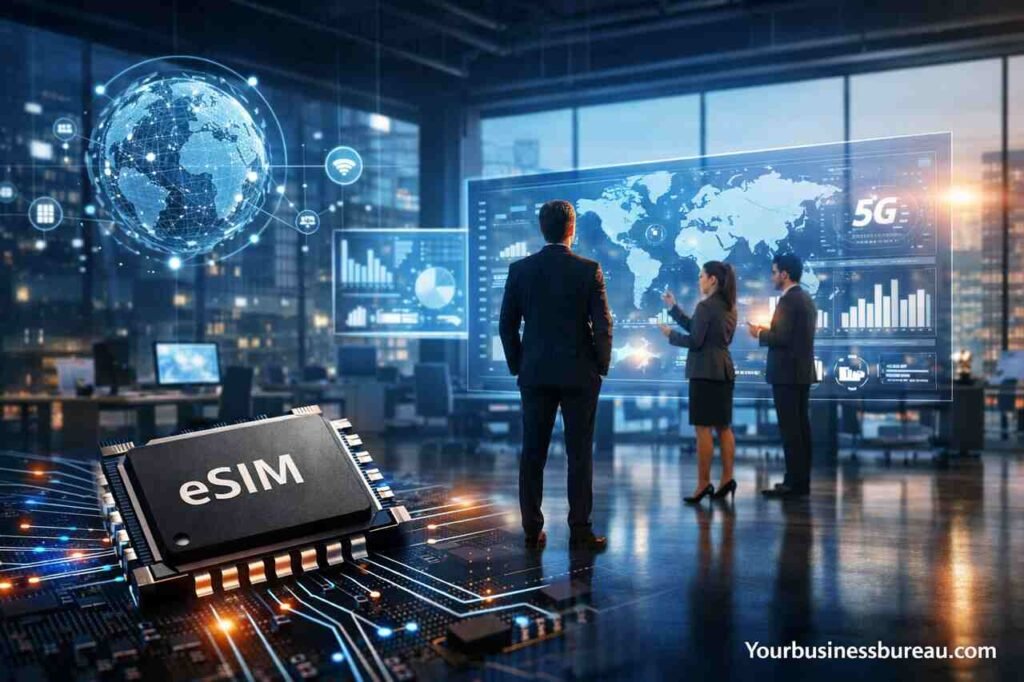 eSIM technology powering corporate connectivity in modern business environment