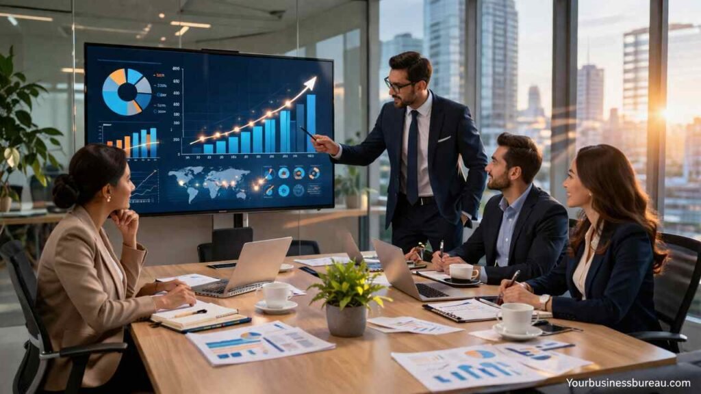 Why Business Consulting Is Important for WBBiznesizing Growth and Strategic Success Business consulting meeting for growth strategy