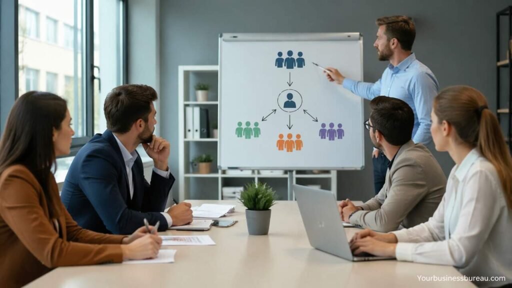 B2B team discussing ICP-driven segmentation strategy