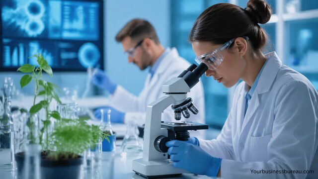 Biotech lab using LaaS technology for research