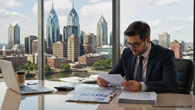 Business insurance cost analysis in Philadelphia office
