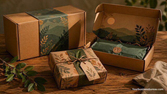 Storytelling packaging with eco-friendly design elements