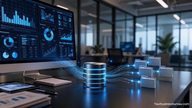 Intelligent data handling system with cloud and data flow visualization
