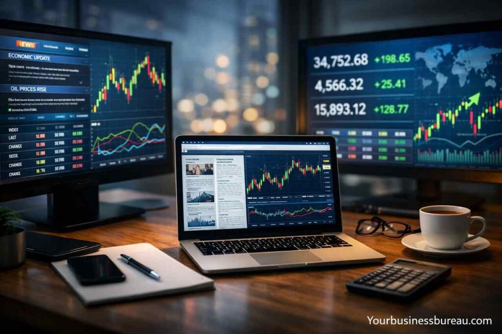 Real-time stock market data and financial insights dashboard