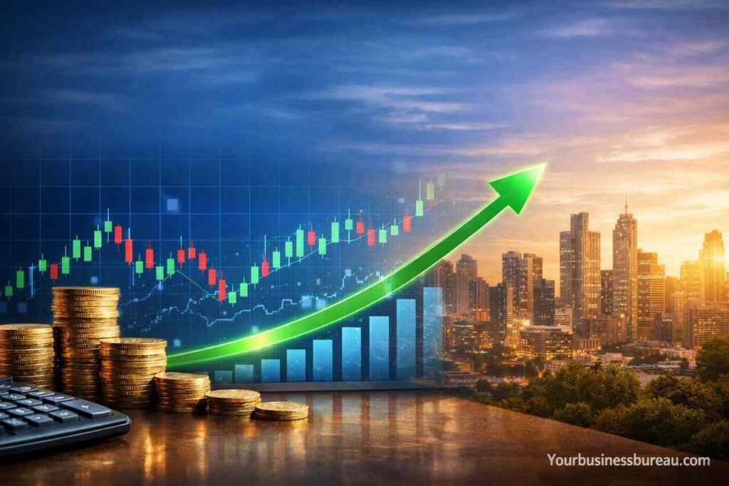 Business Guide Aggr8Investing: A Practical Framework for Smart Investment Growth Aggr8Investing smart investment growth concept with rising chart and coins