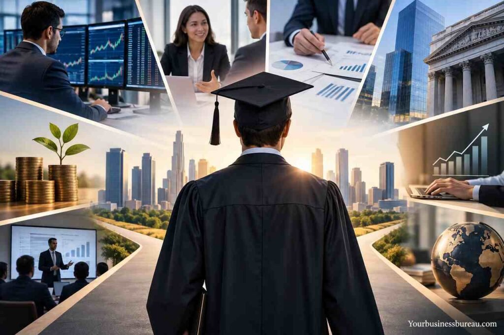 What Can You Do with a Finance Degree: Career Paths, Skills, and High-Value Opportunities Finance degree graduate exploring career paths and opportunities