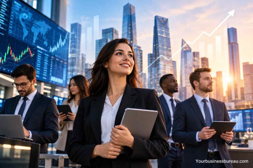 How Many Jobs Are Available in Finance: A Complete Career Outlook Guide Finance professionals representing jobs available in finance and career opportunities.
