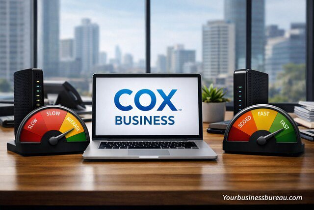 Cox Business Internet comparison with competitors speed and performance