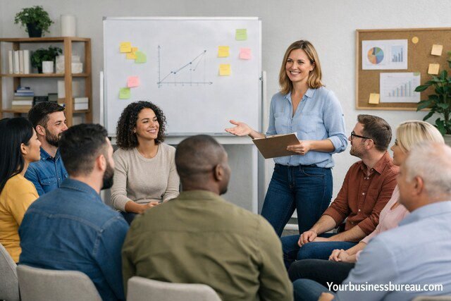 Consumer panel discussion with moderator and participants
