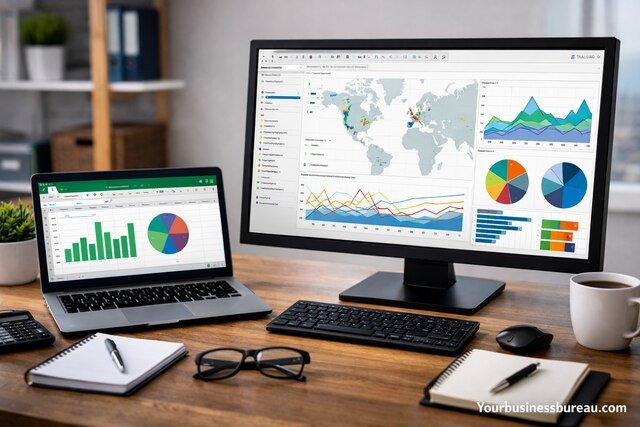 Excel and Tableau data analysis workspace setup