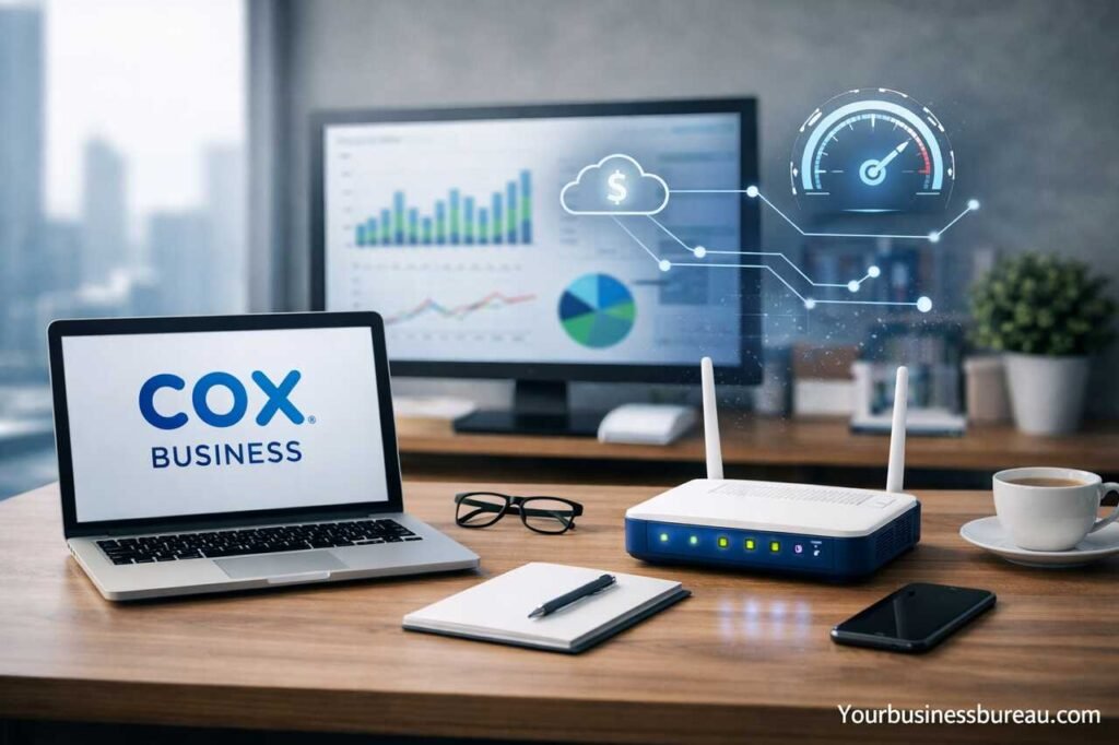 Cox Business Internet pricing plans workspace setup