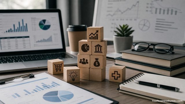 Finance vs other business majors workspace with charts and reports