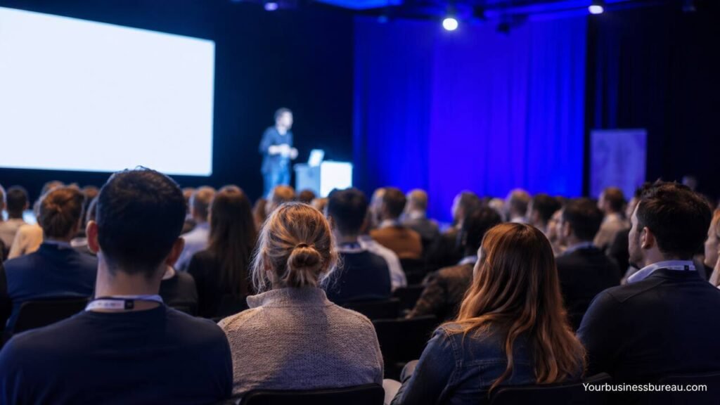 brightonSEO: Plan, Attend, Learn, Network, and Turn Search Marketing Insights Into Results Professionals attending a digital marketing and SEO conference event