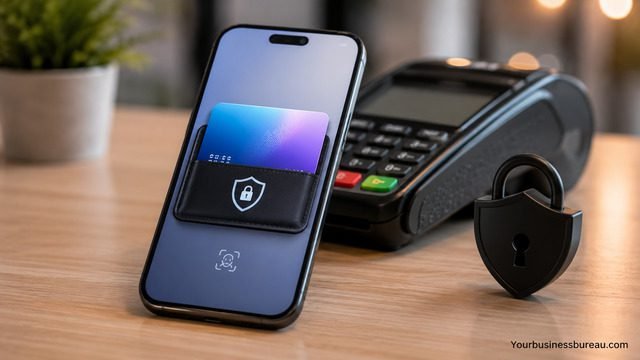 Apple Wallet security protecting digital payment information on smartphone