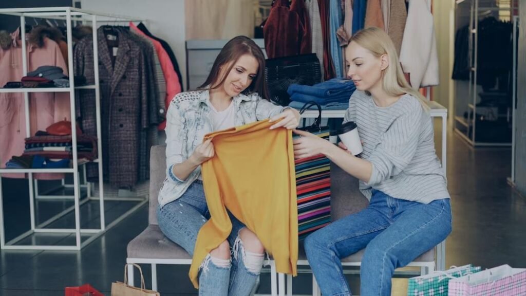 Customer Retention Through Brand Experience: The Underrated Role of Quality Merchandise Women shopping for quality clothing in a fashion retail store