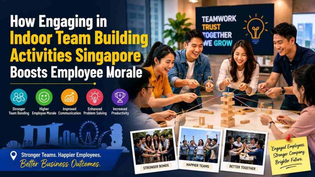 Indoor team building activities in Singapore for employee morale