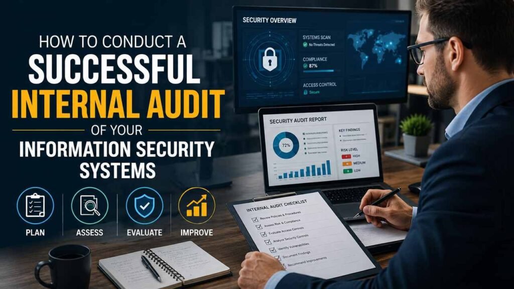 How to Conduct a Successful Internal Audit of Your Information Security Systems Professional conducting an internal information security systems audit