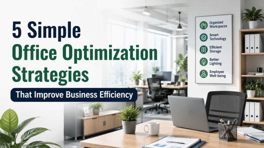 Modern office showcasing optimization strategies for business efficiency