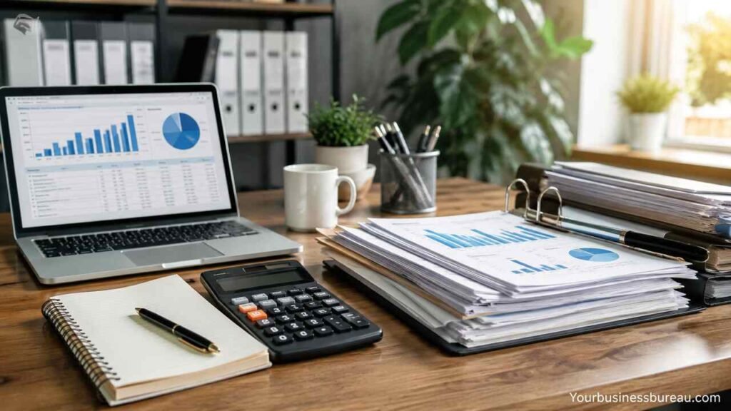 CPA for Small Business: Hire the Right Accountant, Organize Finances, and Reduce Tax Risk CPA reviewing small business financial records and tax documents