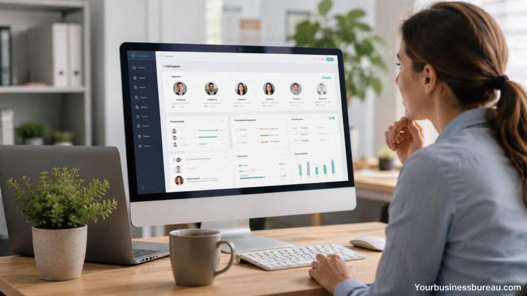 HR Software for Small Business: Choose, Set Up, and Use the Right HR System HR software dashboard for small business employee management