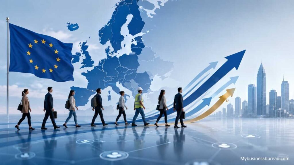 EU Labour Flows Show Q1 2026 Job Mobility Shift EU workers and mobility trends across Europe in Q1 2026