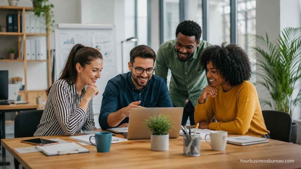 Small Business Marketing Services for Growth Small business marketing team planning growth strategies
