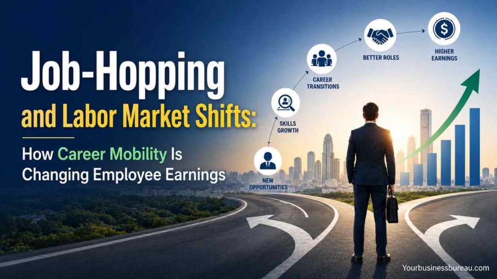 Job-Hopping and Labor Market Shifts: How Career Mobility Is Changing Employee Earnings Job-hopping and labor market shifts increasing employee earnings