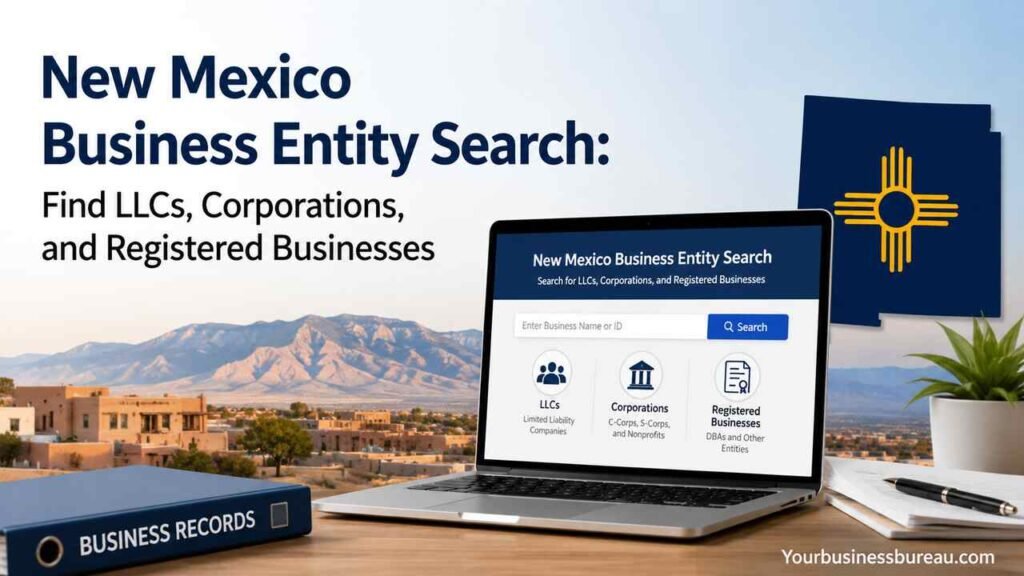 New Mexico Business Entity Search: Find LLCs, Corporations, and Registered Businesses New Mexico Business Entity Search guide.