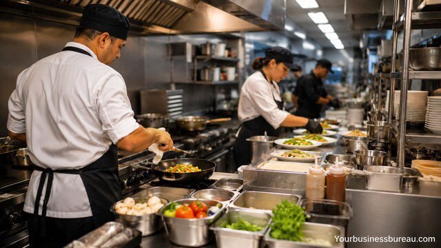 Restaurant staff improving kitchen efficiency and streamlined daily operations.