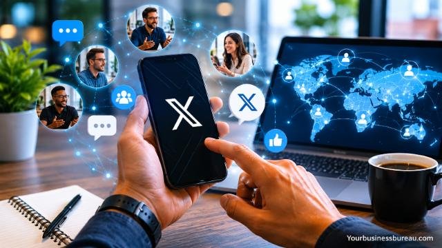 Using X for real-time communication and industry networking