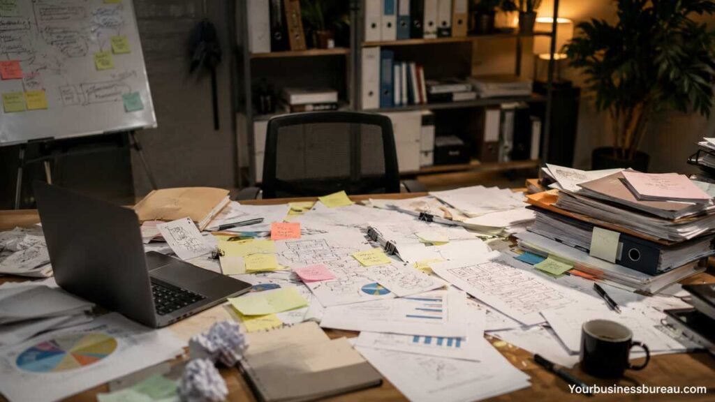 Messy Workflows Reveal the Best Business Opportunities Messy office workflow revealing business opportunities