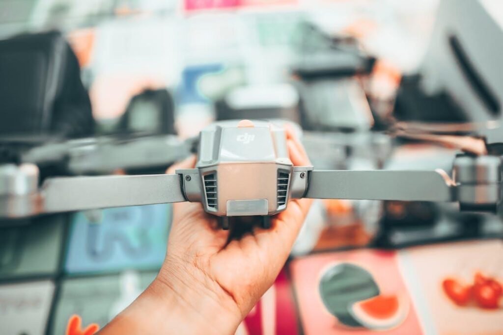 Commercial drone used for business data collection and operations