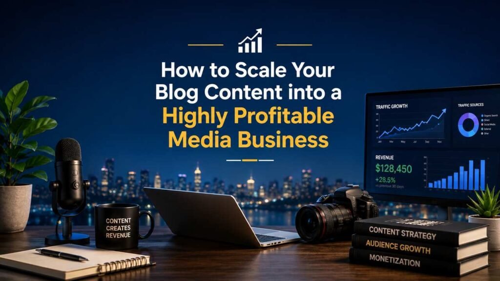How to Scale Your Blog Content into a Highly Profitable Media Business Scaling blog content into a profitable media business