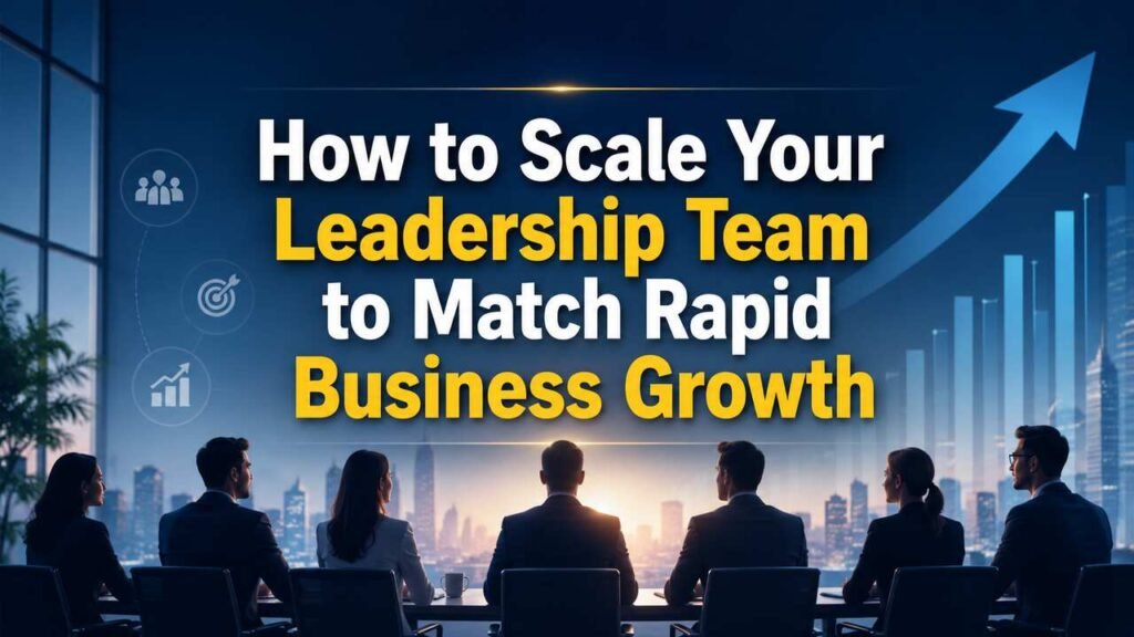 How to Scale Your Leadership Team to Match Rapid Business Growth Leadership team scaling to support rapid business growth