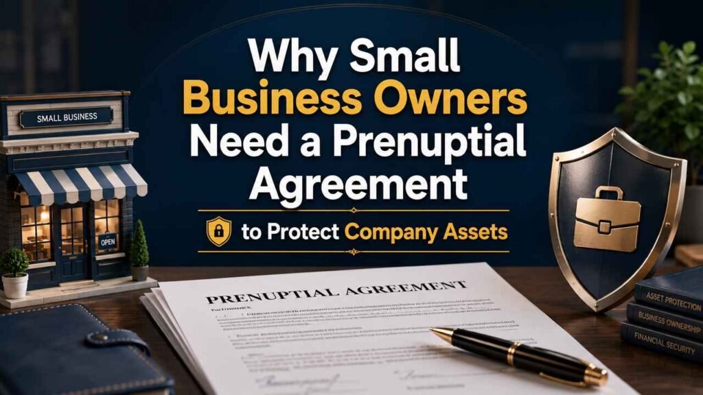 Why Small Business Owners Need a Prenuptial Agreement to Protect Company Assets Small business prenuptial agreement protecting company assets