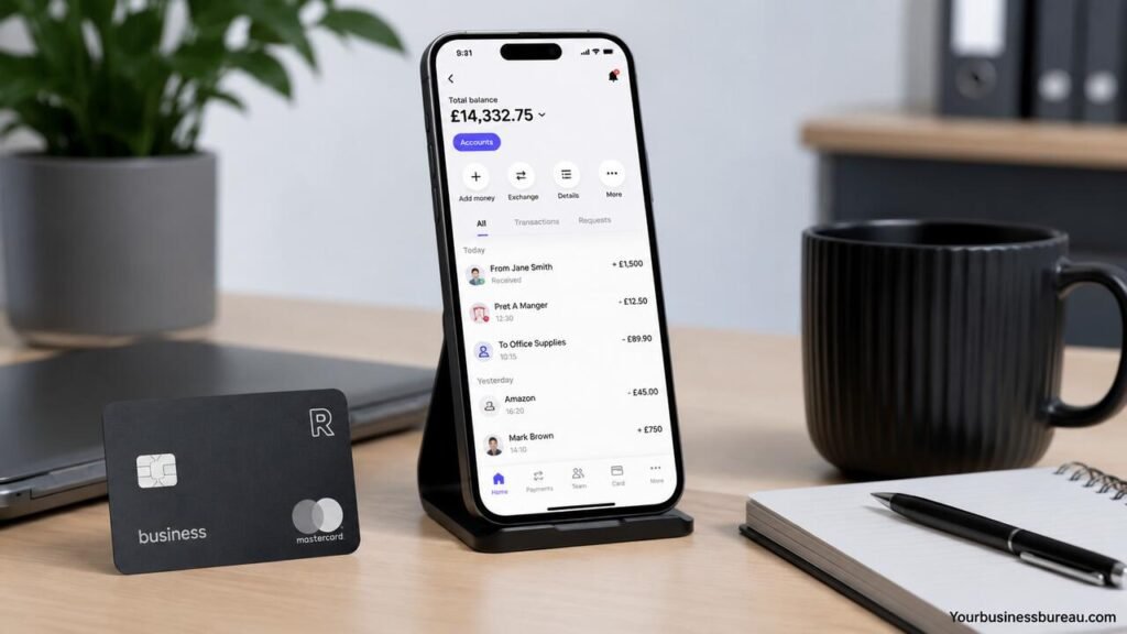 Revolut Business: A Complete Guide to Managing Business Finances Efficiently Revolut Business finance management dashboard concept
