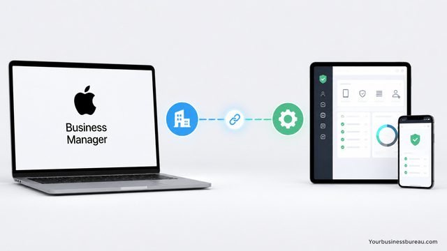 Connect Apple Business Manager to an MDM solution illustration