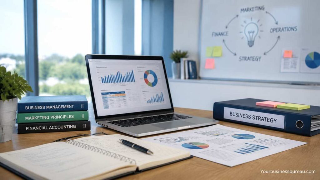 Edexcel A Level Business study guide with exam preparation materials