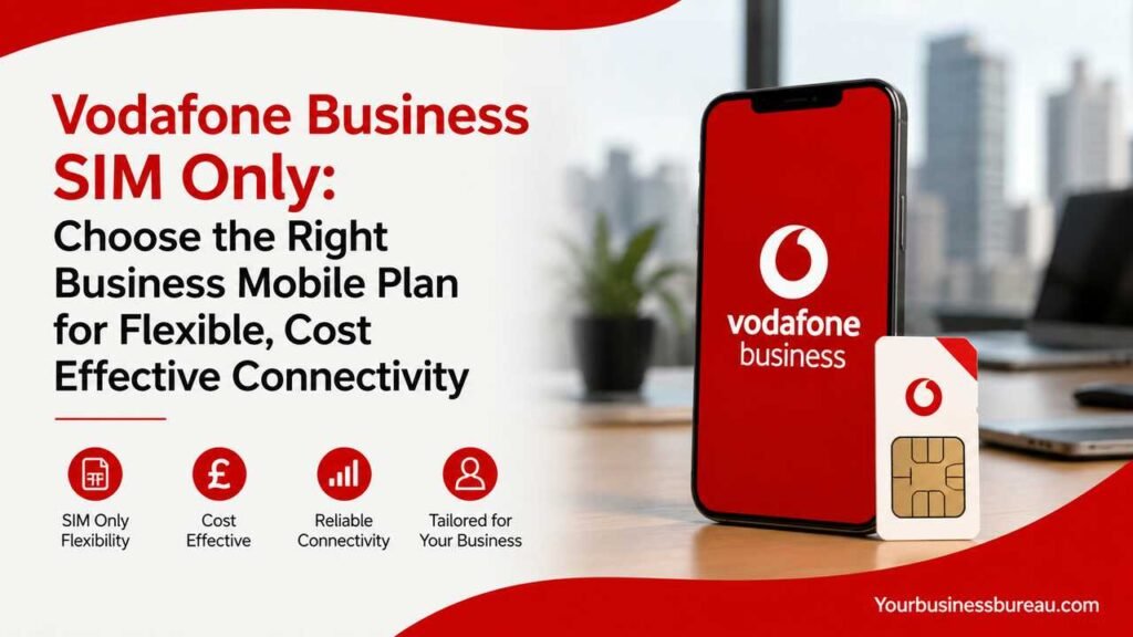 Vodafone Business SIM Only business mobile plan for flexible and cost-effective connectivity